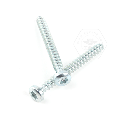 <a href=http://hsshengquan.com/ target='_blank'>工業(yè)熊</a>10B21碳鋼環(huán)保藍白鋅(48/72h)梅花盤(pán)頭平尾塑膠件專(zhuān)用自攻釘Q/GYX